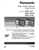 Panasonic DMC-FH8S Basic Owner'S Manual preview