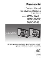 Panasonic DMC-FH8S Owner'S Manual preview