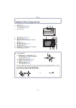 Preview for 7 page of Panasonic DMC FP8K - Lumix Digital Camera Operating Instructions Manual