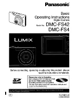 Panasonic DMC-FS42 Lumix Operating Instructions Manual preview