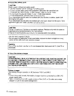 Preview for 4 page of Panasonic DMC-FS42 Lumix Operating Instructions Manual