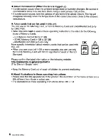 Preview for 6 page of Panasonic DMC-FS42 Lumix Operating Instructions Manual