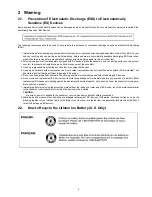 Предварительный просмотр 5 страницы Panasonic DMC-FS4P Service Manual