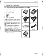 Preview for 9 page of Panasonic DMC-FS5A - Lumix Digital Camera Operating Instructions Manual