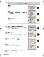 Preview for 20 page of Panasonic DMC-FS5A - Lumix Digital Camera Operating Instructions Manual