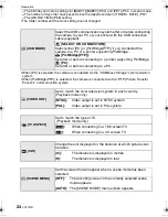 Preview for 24 page of Panasonic DMC-FS5A - Lumix Digital Camera Operating Instructions Manual