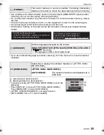 Preview for 25 page of Panasonic DMC-FS5A - Lumix Digital Camera Operating Instructions Manual