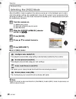 Preview for 26 page of Panasonic DMC-FS5A - Lumix Digital Camera Operating Instructions Manual