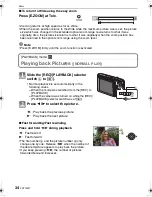 Preview for 34 page of Panasonic DMC-FS5A - Lumix Digital Camera Operating Instructions Manual