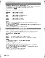 Preview for 66 page of Panasonic DMC-FS5A - Lumix Digital Camera Operating Instructions Manual