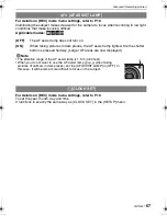 Preview for 67 page of Panasonic DMC-FS5A - Lumix Digital Camera Operating Instructions Manual