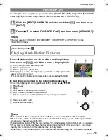 Preview for 71 page of Panasonic DMC-FS5A - Lumix Digital Camera Operating Instructions Manual