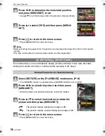 Preview for 78 page of Panasonic DMC-FS5A - Lumix Digital Camera Operating Instructions Manual