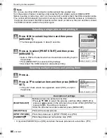 Preview for 86 page of Panasonic DMC-FS5A - Lumix Digital Camera Operating Instructions Manual