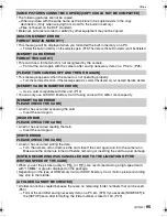 Preview for 95 page of Panasonic DMC-FS5A - Lumix Digital Camera Operating Instructions Manual