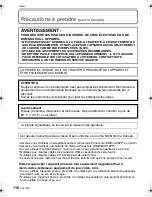 Preview for 116 page of Panasonic DMC-FS5A - Lumix Digital Camera Operating Instructions Manual