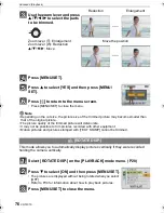 Preview for 76 page of Panasonic DMC FS7A - Lumix Digital Camera Operating Instructions Manual