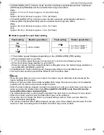 Preview for 41 page of Panasonic DMC FS7G - Lumix Digital Camera Operating Instructions Manual