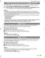 Preview for 47 page of Panasonic DMC FS7G - Lumix Digital Camera Operating Instructions Manual