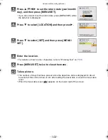 Предварительный просмотр 102 страницы Panasonic DMC-FT2 Operating Instructions Manual