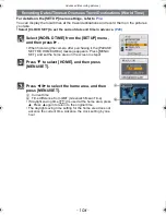 Предварительный просмотр 104 страницы Panasonic DMC-FT2 Operating Instructions Manual