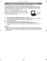 Предварительный просмотр 161 страницы Panasonic DMC-FT2 Operating Instructions Manual