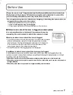 Preview for 7 page of Panasonic DMC-FT30 Lumix Basic Operating Instructions Manual