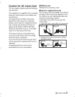 Preview for 3 page of Panasonic DMC-FT5 Basic Operating Instructions Manual