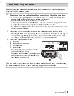 Preview for 13 page of Panasonic DMC-FT5 Basic Operating Instructions Manual