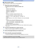 Preview for 221 page of Panasonic DMC-FT5 Owner'S Manual