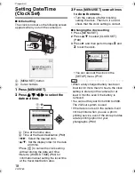 Предварительный просмотр 18 страницы Panasonic DMC-FX07A Operating Instructions Manual