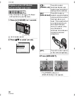 Предварительный просмотр 38 страницы Panasonic DMC-FX07A Operating Instructions Manual