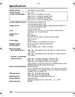 Preview for 100 page of Panasonic DMC-FX2GN Operating Instructions Manual