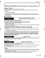 Preview for 13 page of Panasonic DMC-FX35A - Lumix Digital Camera Operating Instructions Manual