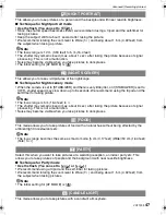 Preview for 47 page of Panasonic DMC-FX35A - Lumix Digital Camera Operating Instructions Manual