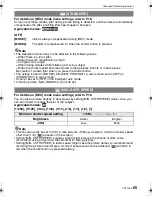 Preview for 65 page of Panasonic DMC-FX35A - Lumix Digital Camera Operating Instructions Manual