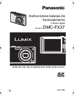 Panasonic DMC-FX37A - Lumix Digital Camera (Spanish) Instrucciones Básicas De Funcionamiento предпросмотр