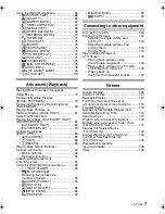 Preview for 7 page of Panasonic DMC-FX500K - Lumix Digital Camera Operating Instructions Manual