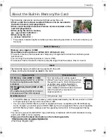 Preview for 17 page of Panasonic DMC-FX500K - Lumix Digital Camera Operating Instructions Manual