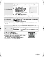 Preview for 27 page of Panasonic DMC-FX500K - Lumix Digital Camera Operating Instructions Manual