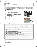 Preview for 28 page of Panasonic DMC-FX500K - Lumix Digital Camera Operating Instructions Manual