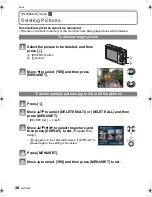 Preview for 38 page of Panasonic DMC-FX500K - Lumix Digital Camera Operating Instructions Manual