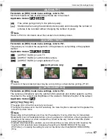 Preview for 67 page of Panasonic DMC-FX500K - Lumix Digital Camera Operating Instructions Manual