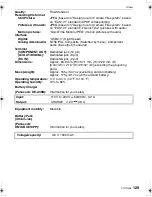 Preview for 129 page of Panasonic DMC-FX500K - Lumix Digital Camera Operating Instructions Manual