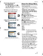 Предварительный просмотр 17 страницы Panasonic DMC FX55S - Lumix Digital Camera Operating Instructions Manual