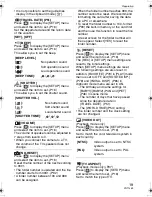 Предварительный просмотр 19 страницы Panasonic DMC FX55S - Lumix Digital Camera Operating Instructions Manual