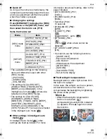 Предварительный просмотр 25 страницы Panasonic DMC FX55S - Lumix Digital Camera Operating Instructions Manual