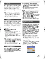 Предварительный просмотр 45 страницы Panasonic DMC FX55S - Lumix Digital Camera Operating Instructions Manual