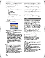 Предварительный просмотр 46 страницы Panasonic DMC FX55S - Lumix Digital Camera Operating Instructions Manual