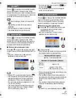 Предварительный просмотр 47 страницы Panasonic DMC FX55S - Lumix Digital Camera Operating Instructions Manual